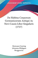 Habitus corporum germanicorum d'occasion  Livré partout en France