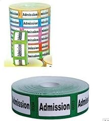 1000 admission roll for sale  Delivered anywhere in Ireland