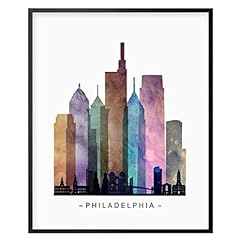 Philadelphia skyline philadelp for sale  Delivered anywhere in USA 
