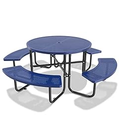 Steel round picnic for sale  Delivered anywhere in USA 