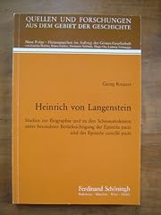 Heinrich langenstein studien gebraucht kaufen  Wird an jeden Ort in Deutschland