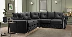 Luxury chesterfield black for sale  Delivered anywhere in UK