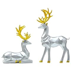 Christmas reindeer figurines for sale  Delivered anywhere in USA 