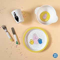 Baby plate barbapapa for sale  Delivered anywhere in UK