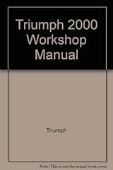 Triumph 2000 workshop d'occasion  Livré partout en France