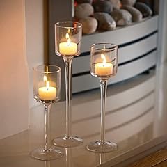 Glass candle holder for sale  Delivered anywhere in USA 