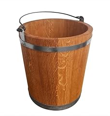 Handcrafted oak bucket for sale  Delivered anywhere in UK