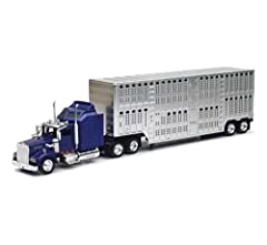 Used, New-Ray 1/43 D/C Kenworth W900 Pot Belly Livestock for sale  Delivered anywhere in USA 