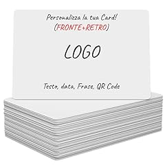 Card pvc personalizzate usato  Spedito ovunque in Italia 