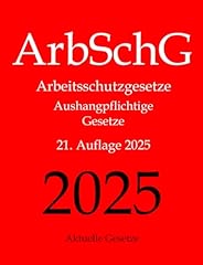 Arbschg arbeitsschutzgesetze a gebraucht kaufen  Wird an jeden Ort in Deutschland