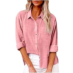 Amhomely pink blouse for sale  Delivered anywhere in UK