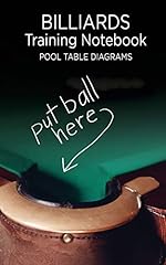 Billiards training notebook for sale  Delivered anywhere in USA 
