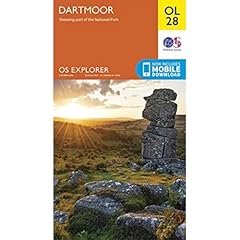 Dartmoor map dartmoor for sale  Delivered anywhere in UK