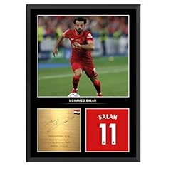 Signed mohamed salah for sale  Delivered anywhere in UK