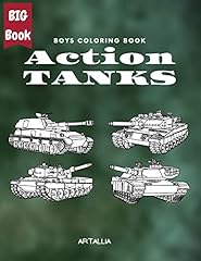 Action tanks coloring for sale  Delivered anywhere in UK