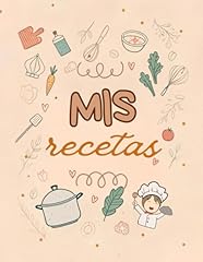 Cuaderno recetas recetario d'occasion  Livré partout en France