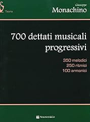 700 dettati musicali usato  Spedito ovunque in Italia 