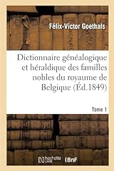 Dictionnaire généalogique h� d'occasion  Livré partout en Belgiqu