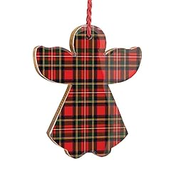 Hallmark plaid angel for sale  Delivered anywhere in USA 