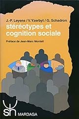 Stéréotypes cognition social d'occasion  Livré partout en France