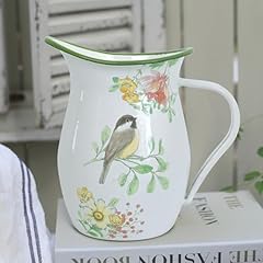 Enamel pitcher wide for sale  Delivered anywhere in USA 