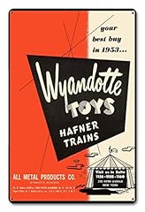 Wyandotte toys plaque for sale  Delivered anywhere in USA 
