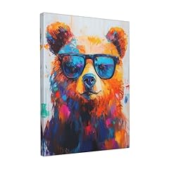 Graffiti bear canvas for sale  Delivered anywhere in USA 