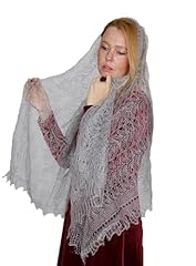 Orenburg shawl gray for sale  Delivered anywhere in USA 