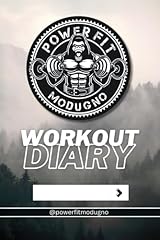 Workout diary powerfit usato  Spedito ovunque in Italia 