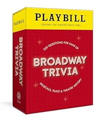 Playbill broadway trivia for sale  Delivered anywhere in USA 