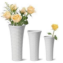 Comsaf white vases for sale  Delivered anywhere in USA 