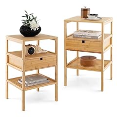 Giantex bamboo nightstand for sale  Delivered anywhere in USA 