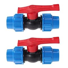 25mm Stop Tap Valve Connector 2 Pack for HDPE Water for sale  Delivered anywhere in UK