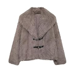 Women cropped faux for sale  Delivered anywhere in UK
