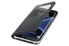 Samsung BT-EFCG935PBEG S View Cover Galaxy S7 Edge, Nero usato  Spedito ovunque in Italia 