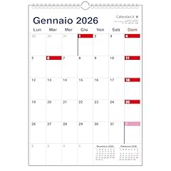 Calendario 2026 muro usato  Spedito ovunque in Italia 