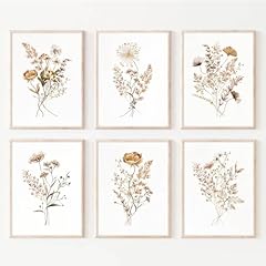 Watercolor flower wall for sale  Delivered anywhere in USA 