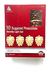 Sugared pinecones novelty for sale  Delivered anywhere in USA 