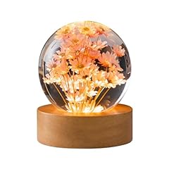 Blume kristallkugel nachtlicht gebraucht kaufen  Wird an jeden Ort in Deutschland