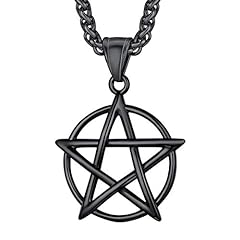 Satanic black pentagram for sale  Delivered anywhere in Ireland