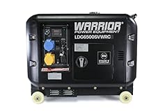 Warrior 6.25kva diesel for sale  Delivered anywhere in UK