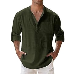 Camicia collo coreana usato  Spedito ovunque in Italia 