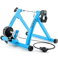 CXWXC Allenatore a rulli per bicicletta, pieghevole, in acciaio, con sgancio rapido, per bicicletta da 26 – 29 pollici, per allenamento in bicicletta, a casa, per interni (26 – 29, blu) usato  Spedito ovunque in Italia 