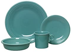 Fiesta piece dinnerware for sale  Delivered anywhere in USA 