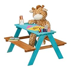 Relaxdays tavolino bambini usato  Spedito ovunque in Italia 