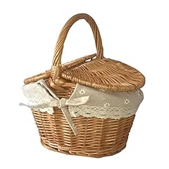 Wicker picnic basket for sale  Delivered anywhere in UK