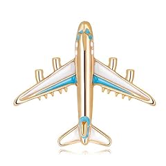 Fliyeong Premium Quality Alloy Airplane Brooch Pins for sale  Delivered anywhere in UK