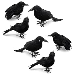 6pcs artificial crows for sale  Delivered anywhere in UK