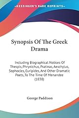 Synopsis greek drama for sale  Delivered anywhere in UK