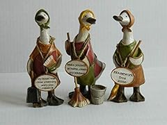 Humorous duck figurines for sale  Delivered anywhere in UK